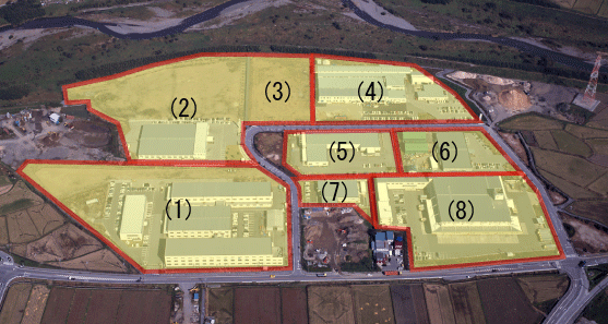 東上坂工業団地全景