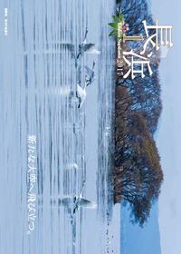 1月号表紙-「湖面を飛び立つコハクチョウ」