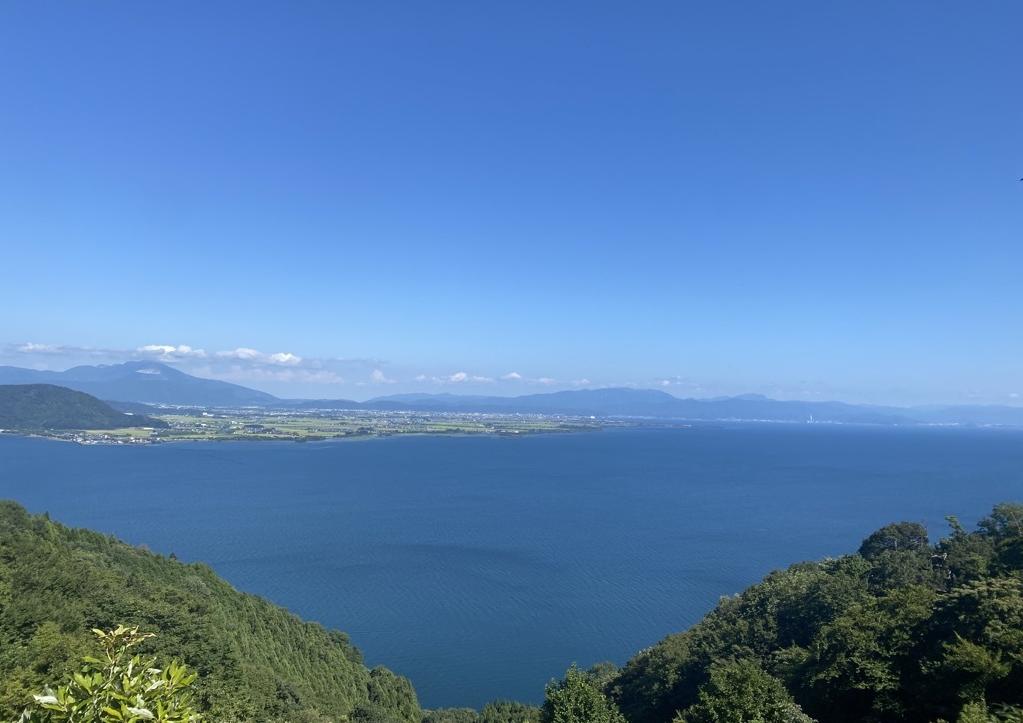 奥琵琶湖パークウェイの景色