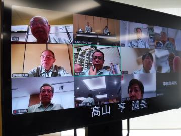 情報伝達訓練の様子