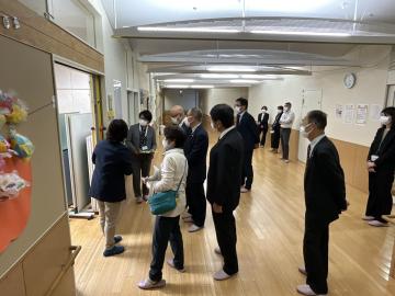 入間市での視察の様子
