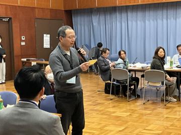 意見交換会の発表の様子